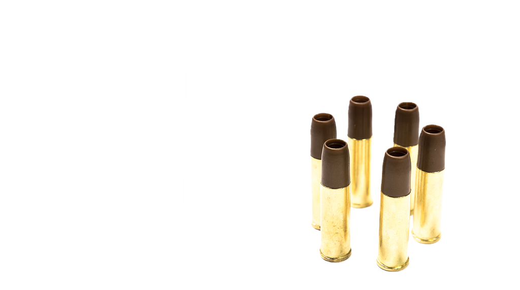 Black Ops Exterminator Airsoft BB Revolver Cartridges - Pack of 6 Shells for Standard  6mm Airsoft BBs