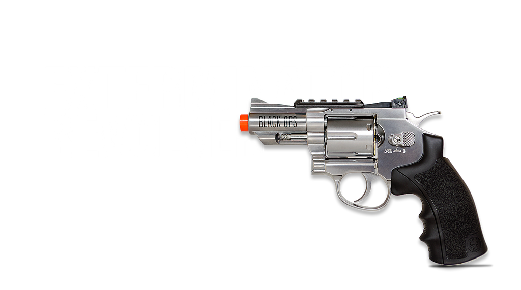 Exterminator Full Metal Airsoft Revolver 2.5" Chrome