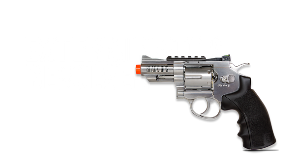Exterminator Full Metal Airsoft Revolver 2.5" Chrome