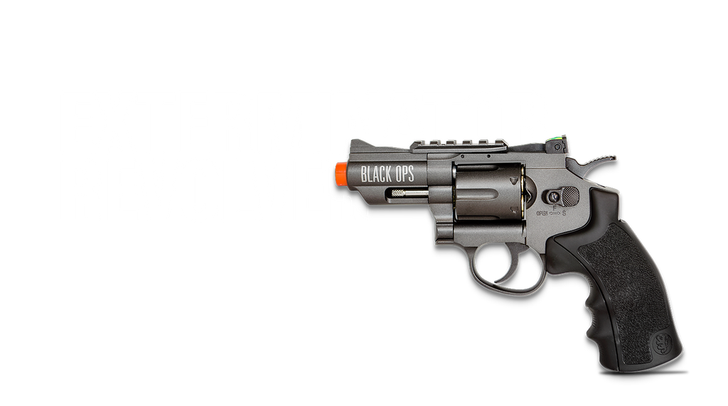 Exterminator Full Metal Airsoft Revolver 2.5" Gun Metal