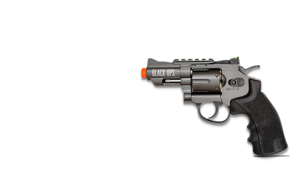 Exterminator Full Metal Airsoft Revolver 2.5" Gun Metal