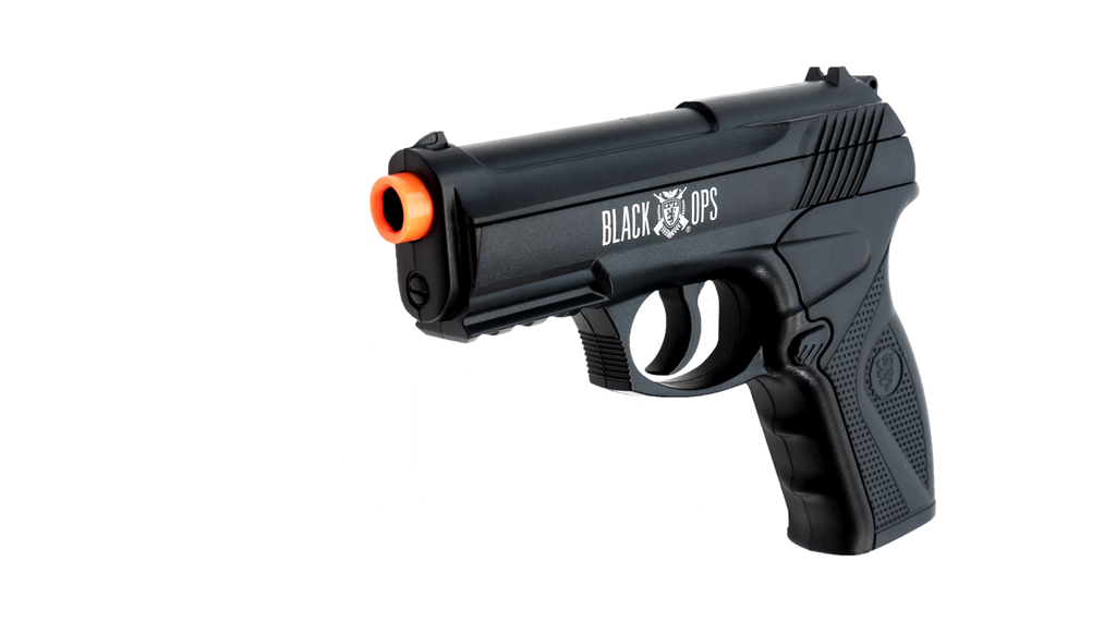 Black Ops BOA Semi Automatic Airsoft Pistol - C02 Powered