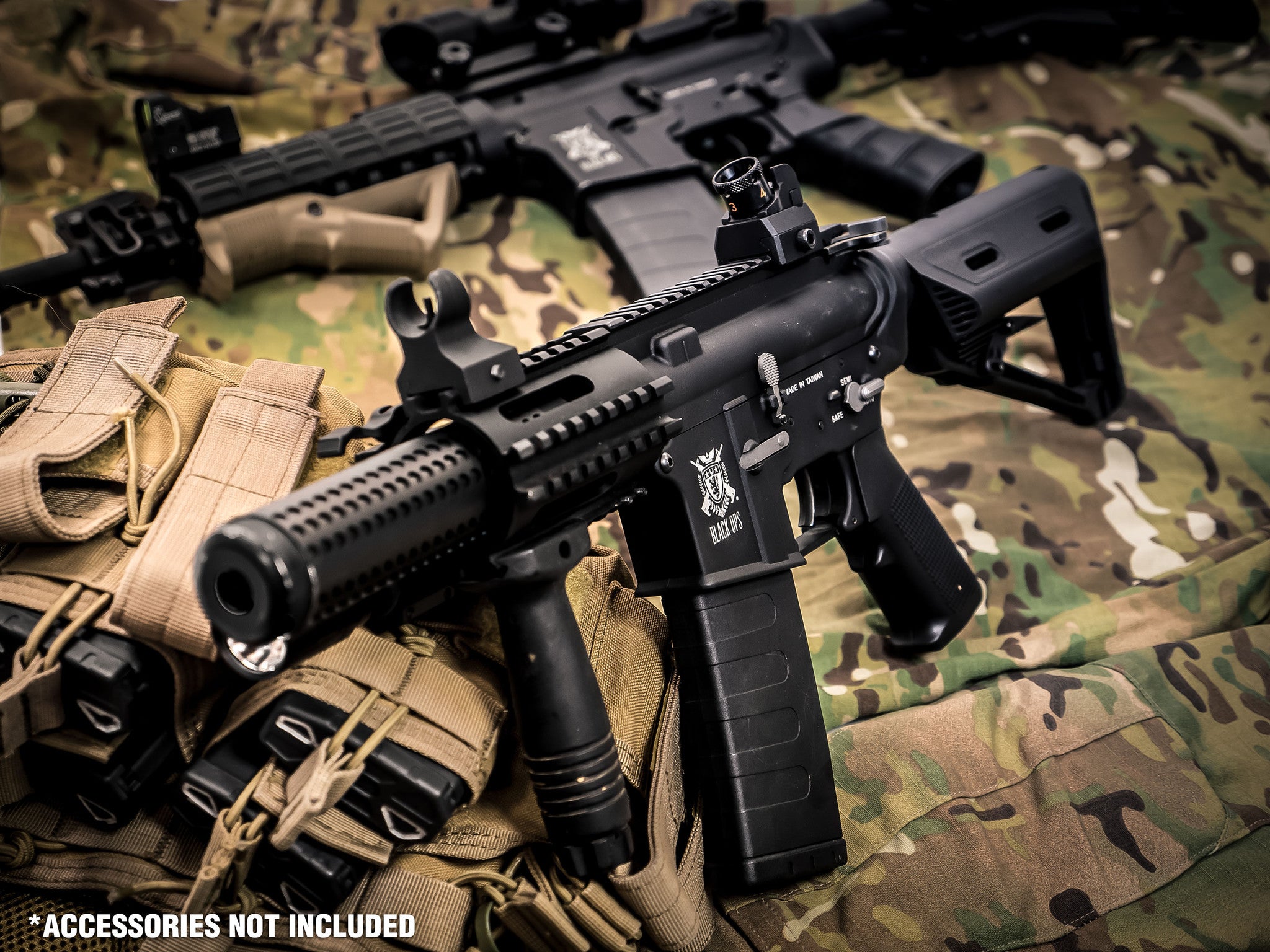 Carabine plomb Black Ops Sniper Scope 4X32 Bipied Sil