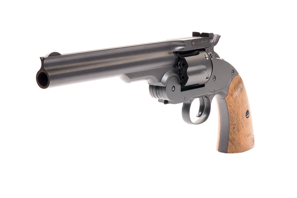 Schofield No. 3 Revolver - .177 Full Metal Airgun Pistol - CO2 BB Gun Shoot BB or Pellet Ammo - Refurb