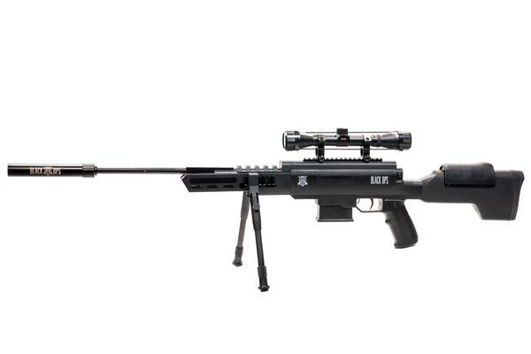 Black Ops .22 Caliber Spring Piston Sniper Air Rifle